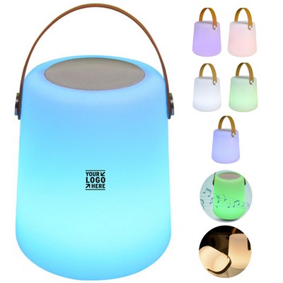 Portable Outdoor Bluetooth Speaker with Light