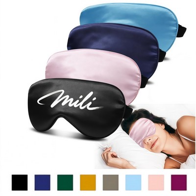 Adjustable 100% Silk Eye Sleep Mask