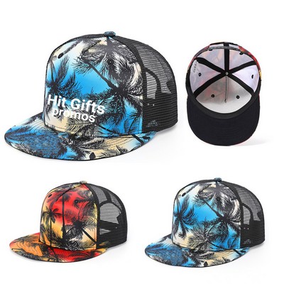 Camo Twill Mesh Trucker Cap