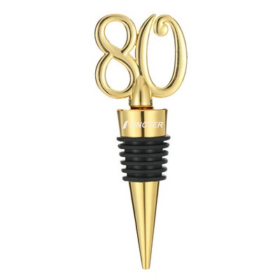 80th Wine Stopper Wine Stopper Birthday Party Souvenirs for Guests