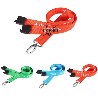 1" Safety Breakaway Lanyard