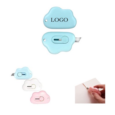 Cloud Shaped Mini Art Cutter w/ Chain Hole