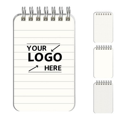 Mini Notebook Portable A7 Wire Bound PP Cover