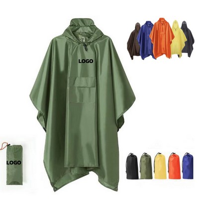 3-in-1 Waterproof Rain Poncho Shelter