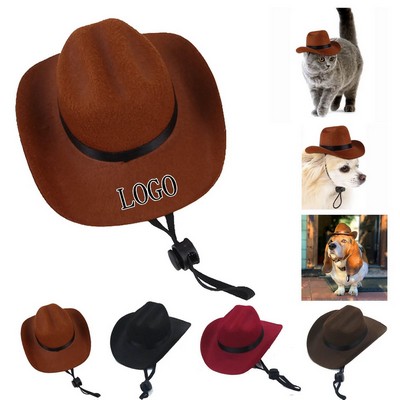 Pet Accessories Western Cowboy Hat