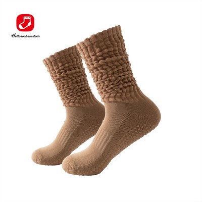 High Quality Custom Design Cotton Slouch Scrunch Socks