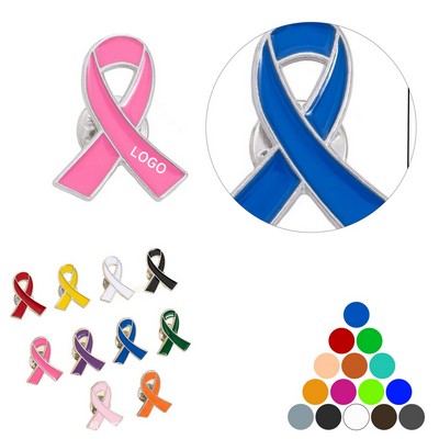 Ribbon Lapel Pin Badge