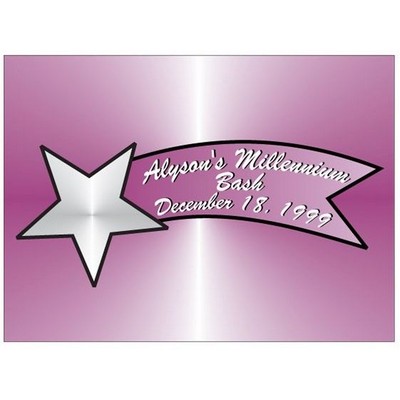 Star Banner Metal Photo Magnet (2 1/2"x3 1/2")