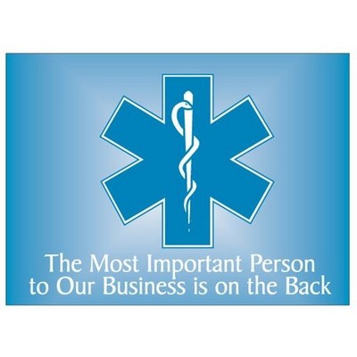 Caduceus Cross Rectangle Photo Hand Mirror (2½"x3½")