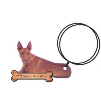 Pharaoh Hound Dog Keychain w/Mirrored Back (2 Square Inch)