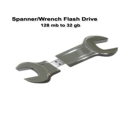 Wrench Shaped Flash Drive - 512 MB Memory