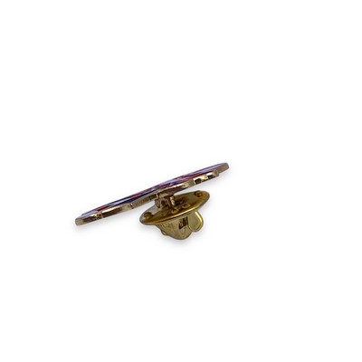 Single Candy Cane Lapel Pin