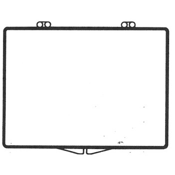 Rigid Clear Hinged Plastic Box (4 1/2"x1 3/4"x3/4")