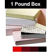 Gold Everyday 2 Piece Candy Box Tray w/24 Cavities (1 Lb.)