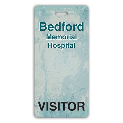 Full Color 50 Mil Name Badge (4.375"X2.125") Rectangle