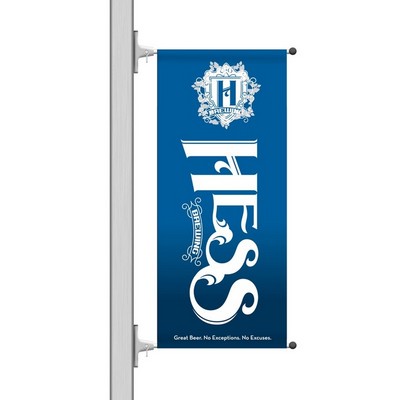 Boulevard Banner Kit - Double-Sided/ Fabric Graphic (24"x72")