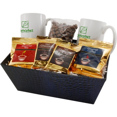 Tray w/Mugs and Choc Raisins