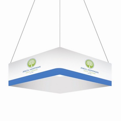 Square Hanging Sign Replacement Graphic 10'W x 3'H