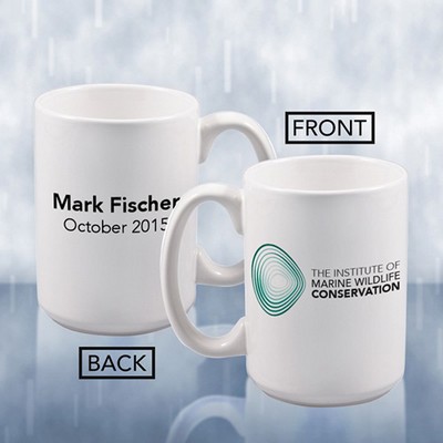 15 Oz Sublimational Ceramic Mug Business Gift