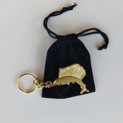 Solid Brass Nautical Key Chain with Laser Engraving