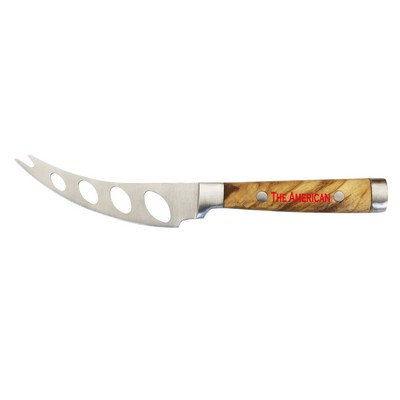 Forged Full-Tang Cheese Knife w/Olivewood Brown Handle