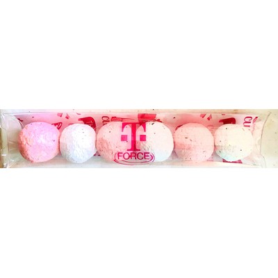 Wildflower Seed Bombs with Breast Cancer Awareness Background