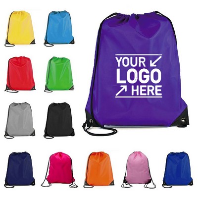 Nylon Drawstring Backpack (14" X 18")