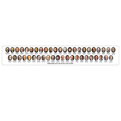 Ruler, 12" Presidents