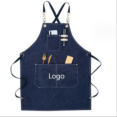 Canvas Cooking Bib Apron