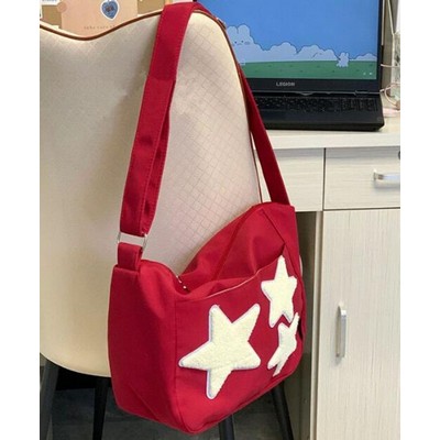 High-end Popular Canvas Countercolor Shoulder Bag