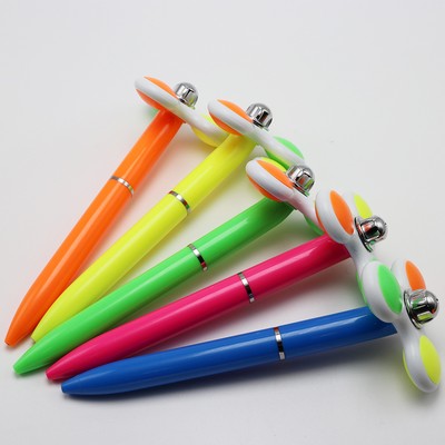 Soft Touch Fidget Spinner Pen