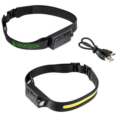 Best Buddy Tools® Comet 2-in-1 Rechargeable COB Lightbar & LED Headlamp wi