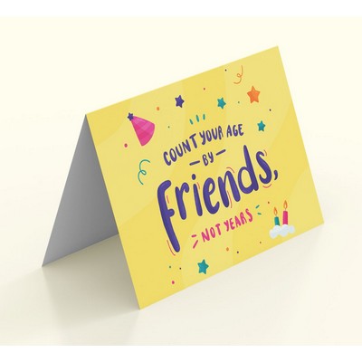 Folded Note Cards - 7" x 5" (Folds to 3.5" x 5")
