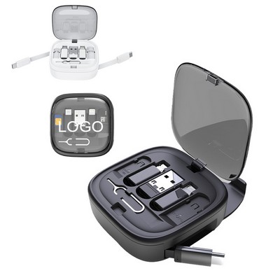 Charging Cable Set w/Square Storage Box