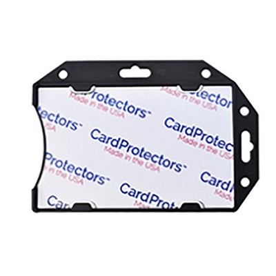 2.62" W x 3.88" H - Multi-Directional Rigid Card Holder (Blank)