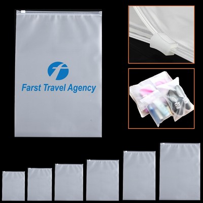 CPE Frosted Zipper Bag
