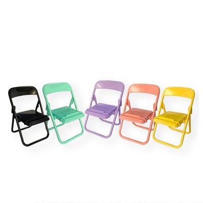 Mini Folding Chair Cell Phone Stand Phone Holder