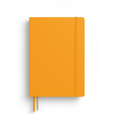 A5 Medium Softcover Notebook - Rising Sun, Dotted Pages
