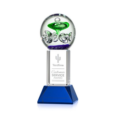 Aquarius Award on Stowe Base - Blue