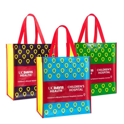135g Laminated Non-Woven PP Custom Tote Bag (13"x15"x8")