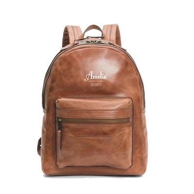 Traveling Leather Backpack
