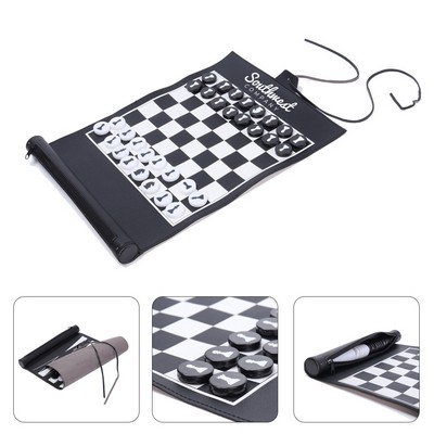 Folding Camping Checker Game