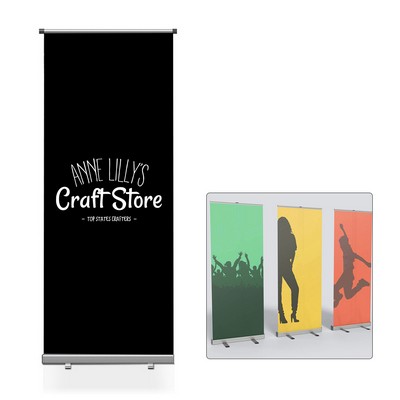 Economy Retractable Stand Banner