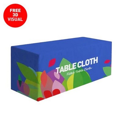 8' Premium Fitted Standard Table Cover