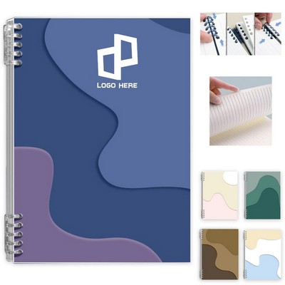Aesthetic Thick Spiral Notebook Journal In A4 Format