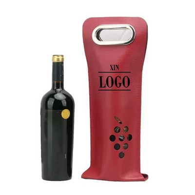 Leather Wine Bag