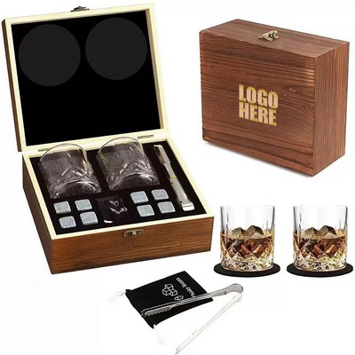 Whisky Stones Glass Gift Set