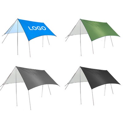 Rodless Outdoor Silver Coated Pergola Moisture-Proof Mat