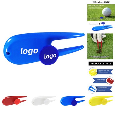 Plastic Golf Green Fork