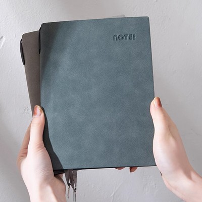 A5 Soft PU Leather Cover Lined Journal Notebook Diary Notepad